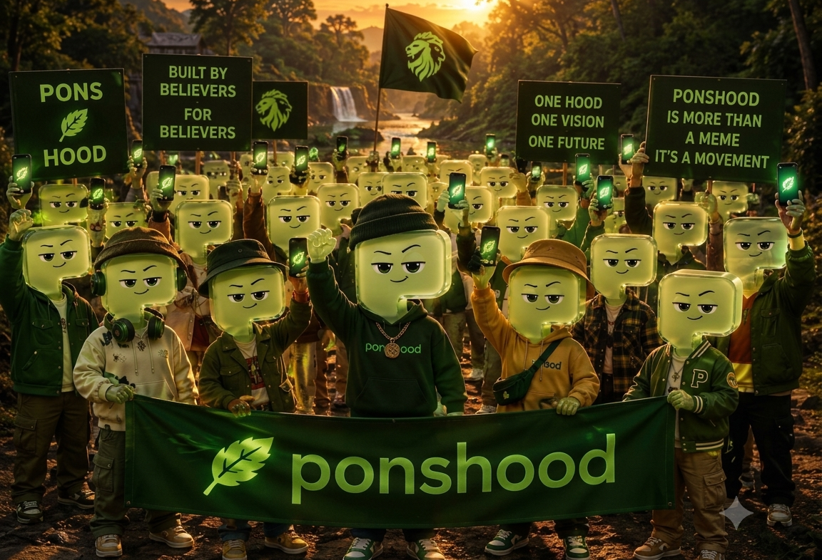 Ponshood future branding and merch
